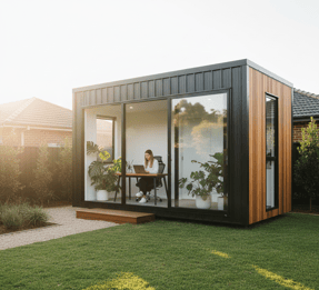 single premium modular home office tiny home